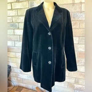 Saks Fifth Avenue The Works velour jacket vintage.